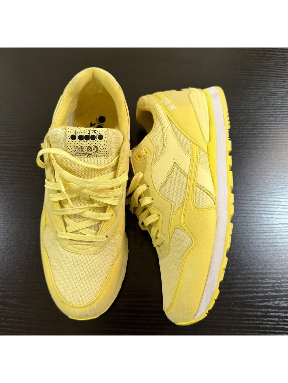 Size 10.5 US Men’s Diadora N92 Men's Sneakers In Pale Yellow